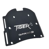 Top case en aluminium, couleur argent avec plaque spécifique incluse Top-case GPR TECH compatible avec  Triumph Tiger 800 2011/2016 e3