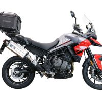Top case en aluminium, couleur noire avec plaque spécifique incluse Top-case GPR TECH compatible avec  Triumph Tiger 850 Sport 2020/2024 e5