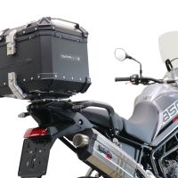 Top case en aluminium, couleur noire avec plaque spécifique incluse Top-case GPR TECH compatible avec  Triumph Tiger 900 2020/2023 e5