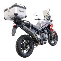 Top case en aluminium, couleur argent avec plaque spécifique incluse Top-case GPR TECH compatible avec  Triumph Tiger 1200 Gt - Rally 2022/2024 e5