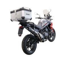 Top case en aluminium, couleur argent avec plaque spécifique incluse Top-case GPR TECH compatible avec  Triumph Tiger 1200 Gt - Rally 2022/2024 e5