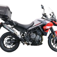Top case en aluminium, couleur noire avec plaque spécifique incluse Top-case GPR TECH compatible avec  Triumph Tiger 900 2020/2023 e5