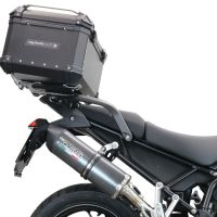 Top case en aluminium, couleur noire avec plaque spécifique incluse Top-case GPR TECH compatible avec  Triumph Tiger 1200 Gt - Rally 2022/2024 e5