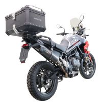 Top case en aluminium, couleur noire avec plaque spécifique incluse Top-case GPR TECH compatible avec  Triumph Tiger 1200 Gt - Rally 2022/2024 e5