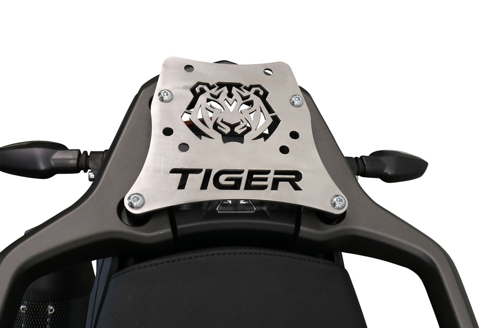 Top case en aluminium, couleur argent avec plaque spécifique incluse Top-case GPR TECH compatible avec  Triumph Tiger 1200 Gt - Rally 2022/2024 e5