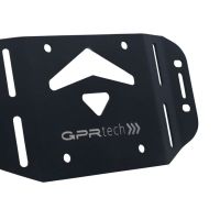 Top case en aluminium, couleur argent avec plaque spécifique incluse Top-case GPR TECH compatible avec  Kawasaki Versys 1000 i.e. 2021/2024 e5