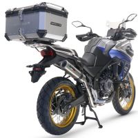 Pot echappement compatible avec Voge 525DSX 2023-2024, M3 Inox , Échappement légal, homologué,silencieux avec db killer amovible et tuyau de liaison spécifique 