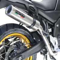 Pot echappement compatible avec Voge 525DSX 2023-2024, M3 Inox , Échappement légal, homologué,silencieux avec db killer amovible et tuyau de liaison spécifique 