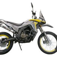 Pot echappement compatible avec Voge 300Rally 2022-2024, Deeptone Inox, Échappement légal, homologué,silencieux avec catalyseur, db killer amovible et tuyau de liaison spécifique 