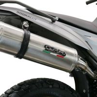 Pot echappement compatible avec Voge 300Rally 2022-2024, Satinox , Échappement légal, homologué,silencieux avec catalyseur, db killer amovible et tuyau de liaison spécifique 