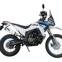 Pot echappement compatible avec Voge 300Rally 2022-2024, Albus Evo4, Échappement légal, homologué,silencieux avec catalyseur, db killer amovible et tuyau de liaison spécifique 