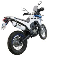 Pot echappement compatible avec Voge 300Rally 2022-2024, Albus Evo4, Échappement légal, homologué,silencieux avec catalyseur, db killer amovible et tuyau de liaison spécifique 