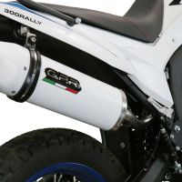 Pot echappement compatible avec Voge 300Rally 2022-2024, Albus Evo4, Échappement légal, homologué,silencieux avec catalyseur, db killer amovible et tuyau de liaison spécifique 