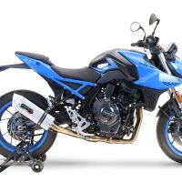 Pot echappement compatible avec Suzuki Gsx-8R 2022-2024, Albus Ceramic, Pot d'échappement complet racing, compris de collecteur et db killer amovible, sans homologation 