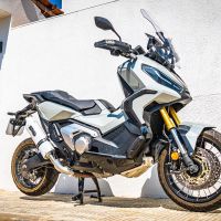 Pot echappement compatible avec Honda X-Adv 750 2021-2024, Albus Evo4, Échappement légal, homologué,silencieux avec db killer amovible et tuyau de liaison spécifique 