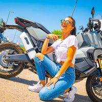 Pot echappement compatible avec Honda X-Adv 750 2021-2024, Albus Evo4, Échappement légal, homologué,silencieux avec db killer amovible et tuyau de liaison spécifique 