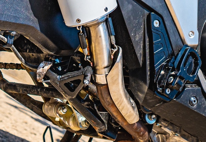 Pot echappement compatible avec Honda X-Adv 750 2021-2024, Powercone Evo, Échappement légal, homologué,silencieux avec db killer amovible et tuyau de liaison spécifique 