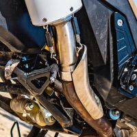 Pot echappement compatible avec Honda X-Adv 750 2021-2024, Powercone Evo, Échappement légal, homologué,silencieux avec db killer amovible et tuyau de liaison spécifique 