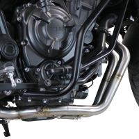 Pot echappement compatible avec Yamaha Mt-07 2021-2024, Furore Evo4 Poppy, Homologué et légal, système d'échappement complet avec catalyseur et db killer amovible 