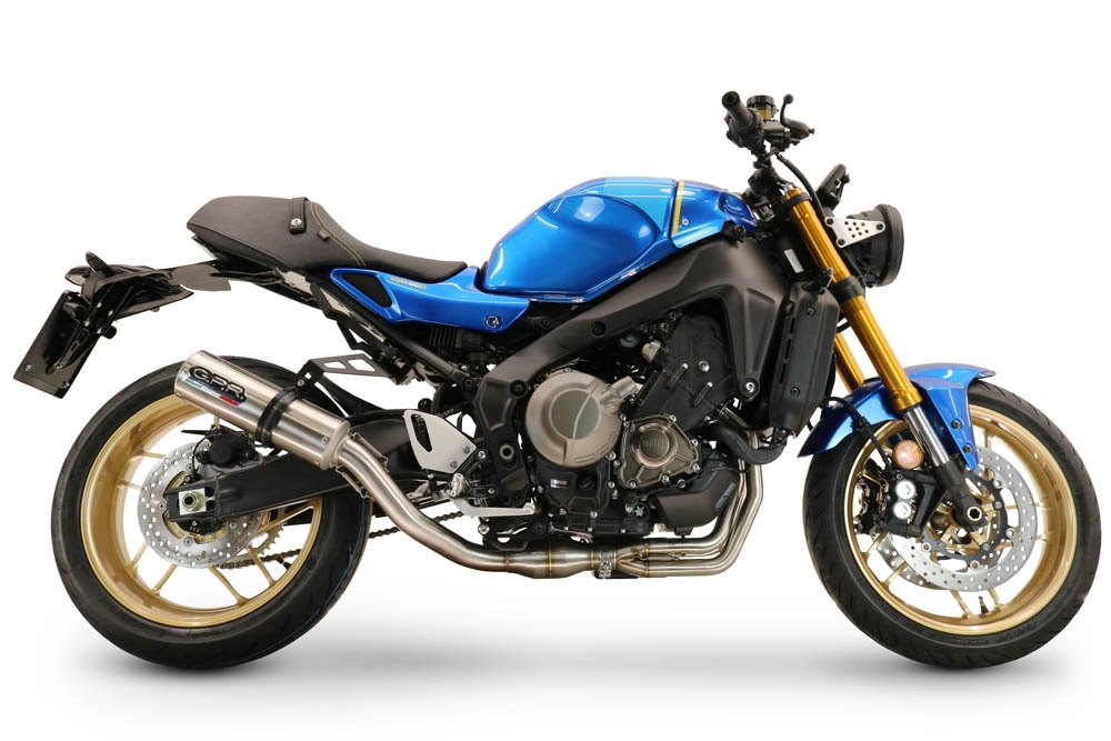 Pot echappement compatible avec Yamaha XSR900 2022-2024, M3 Inox , Pot échappement complet, non légal pour les pays de l'UE, avec db killer amovible 