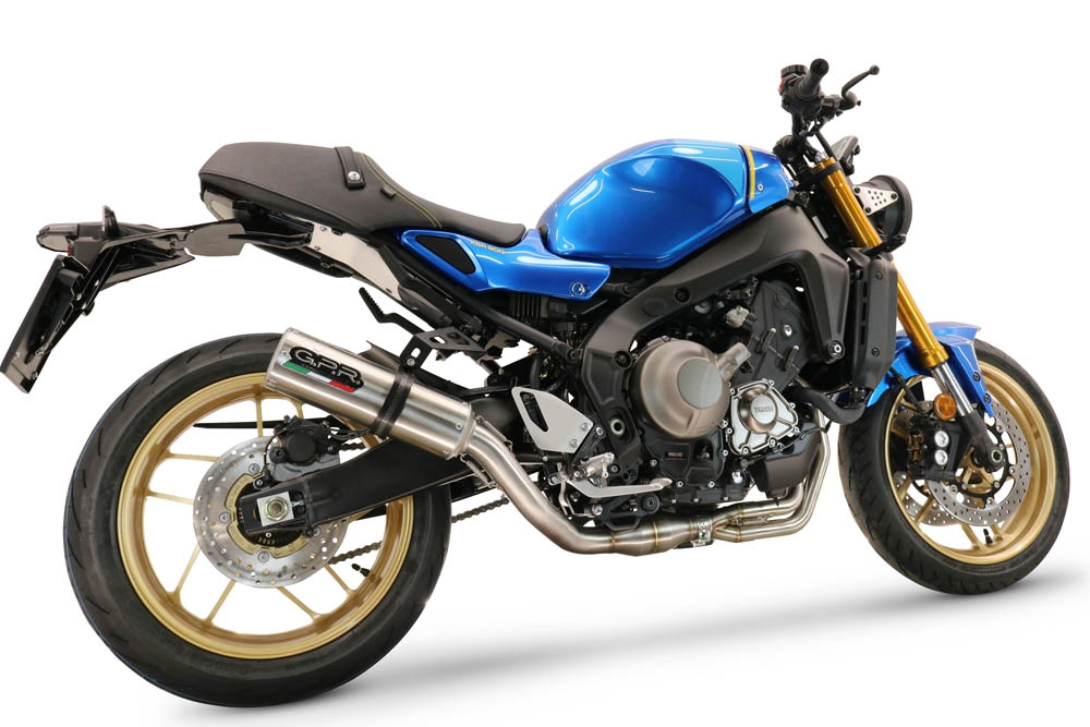 Pot echappement compatible avec Yamaha XSR900 2022-2024, M3 Inox , Pot échappement complet, non légal pour les pays de l'UE, avec db killer amovible 