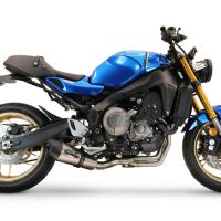 Pot echappement compatible avec Yamaha XSR900 2016-2021, GP Evo4 Titanium, Homologué et légal, système d'échappement complet avec catalyseur et db killer amovible 