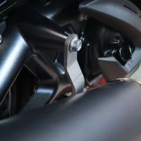 Pot echappement compatible avec Zontes M 310 2021-2024, Evo4 Road, Homologué et légal, système d'échappement complet avec catalyseur et db killer amovible 