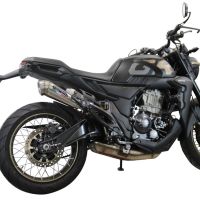 Pot echappement compatible avec Zontes 350 R1 2022-2024, Powercone Evo, Échappement légal, homologué,silencieux avec db killer amovible et tuyau de liaison spécifique 