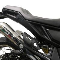Pot echappement compatible avec Zontes 350 R1 2022-2024, Powercone Evo, Échappement légal, homologué,silencieux avec db killer amovible et tuyau de liaison spécifique 