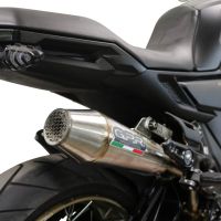 Pot echappement compatible avec Zontes 350 T1 ADV 2022-2024, Ultracone, Échappement légal, homologué,silencieux avec db killer amovible et tuyau de liaison spécifique 
