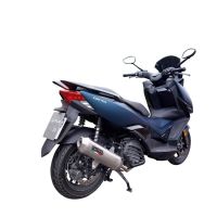 Pot echappement compatible avec Zontes M 125 2022-2024, Pentaroad Inox, Homologué et légal, système d'échappement complet avec catalyseur et db killer amovible 