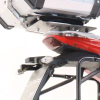 PLAQUE EN TITANE SPÉCIFIQUE TOP CASE-ALPITECH 35/55 LT GPR TECH compatible avec  Moto Morini X-CAPE 650 2021/2024 e5