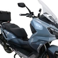 Top case GPR TECH compatible with  Sym ADX 300 2024/2026 e5 Plus Top Case Alpitech en aluminium, couleur noire avec plaque spécifique incluse Capacité Litres 45