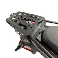 Top case GPR TECH compatible with  Voge 625DSX 2024/2026 e5 Top Case Alpitech en aluminium, couleur argent avec plaque spécifique incluse Capacité Litres 35