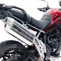 Pot echappement compatible avec Triumph Tiger 900 GT / Pro / Rally Pro 2024-2025, Hyper Sonic Titanium, Échappement légal, homologué,silencieux avec db killer amovible et tuyau de liaison spécifique 