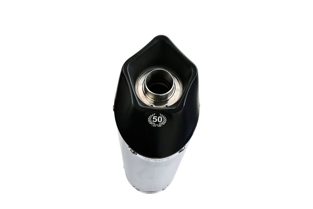 GPR pot echappement compatible avec  Suzuki Burgman An 650 2013-2016, New Grand Prix Evo Black Titanium, Homologué et légal, système d'échappement complet avec catalyseur et db killer amovible 