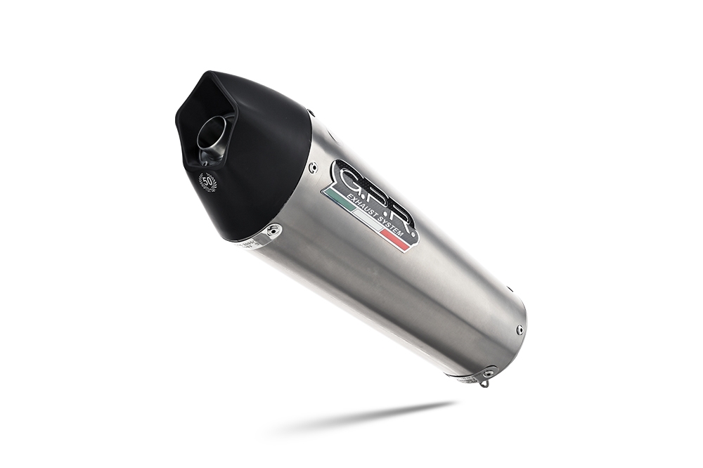 GPR pot echappement compatible avec  Suzuki Burgman An 650 2013-2016, New Grand Prix Evo Titanium, Homologué et légal, système d'échappement complet avec catalyseur et db killer amovible 