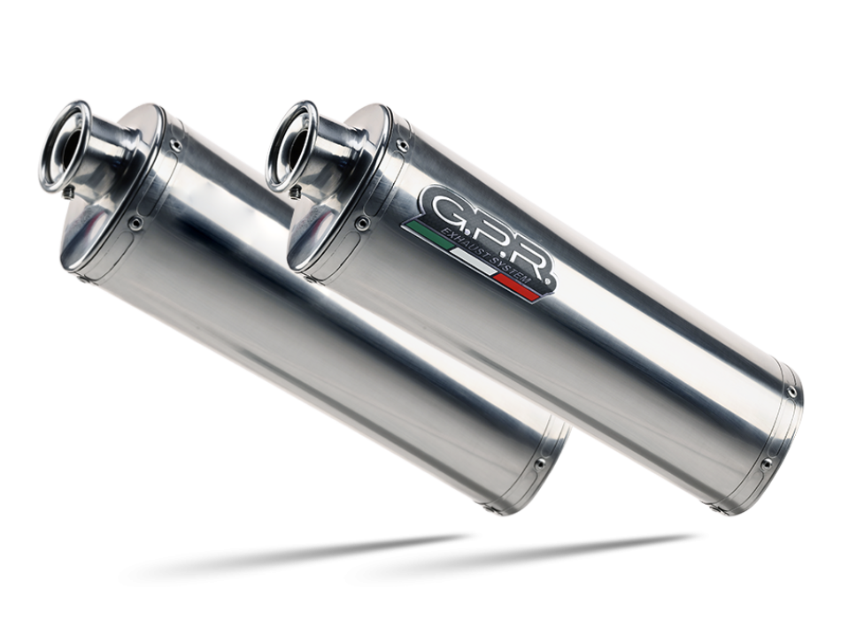 GPR Auspuff Aprilia Caponord 1000 - Zugelassenes Dual Edelstahl System