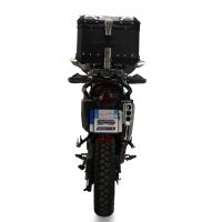 GPR TECH compatible with  Zontes 703 F 2025/2026 Top Case Alpitech en aluminium, couleur noire avec plaque spécifique incluse Capacité Litres 35