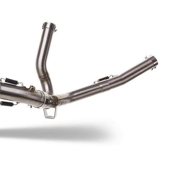 Pot echappement compatible avec Suzuki Sv 650 - S 2003-2010, Trioval, Pot échappement homologué et légal, silencieux avec mi-collecteur, db killer amovible et catalyseur 