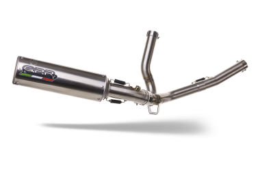 Pot echappement compatible avec Suzuki Sv 650 - S 1999-2002, M3 Inox , Pot échappement homologué et légal, silencieux avec mi-collecteur y db killer amovible 