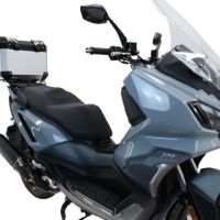 Top case GPR TECH compatible with  Sym ADX 300 2024/2026 e5 Plus Top Case Alpitech en aluminium, couleur argent avec plaque spécifique incluse Capacité Litres 35