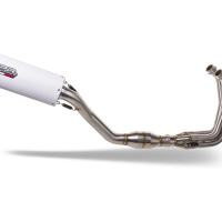 Pot echappement compatible avec Yamaha Mt-09 2021-2023, Albus Evo4, Homologué et légal, système d'échappement complet avec catalyseur et db killer amovible 