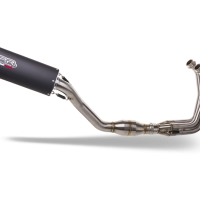 Pot echappement compatible avec Yamaha Mt-09 2021-2023, Furore Evo4 Nero, Homologué et légal, système d'échappement complet avec catalyseur et db killer amovible 