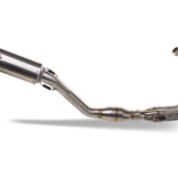 Pot echappement compatible avec Yamaha XSR900 2022-2024, M3 Inox , Homologué et légal, système d'échappement complet avec catalyseur et db killer amovible 