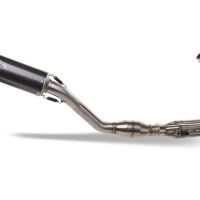 Pot echappement compatible avec Yamaha Tracer 9 2021-2024, M3 Poppy , Homologué et légal, système d'échappement complet avec catalyseur et db killer amovible 
