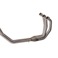 Pot echappement compatible avec Yamaha Mt-09 Tracer 900 2017-2020, Satinox , Homologué et légal, système d'échappement complet avec catalyseur et db killer amovible 