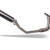 Pot echappement compatible avec Triumph Tiger Sport 660 2022-2024, M3 Poppy , Homologué et légal, système d'échappement complet avec catalyseur et db killer amovible 