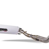 Pot echappement compatible avec Yamaha Mt-09 2017-2020, Albus Evo4, Homologué et légal, système d'échappement complet avec catalyseur et db killer amovible 