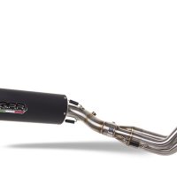 Pot echappement compatible avec Yamaha Mt-09 2017-2020, Furore Evo4 Nero, Homologué et légal, système d'échappement complet avec catalyseur et db killer amovible 